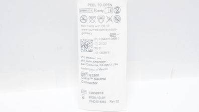 ICU Medical B3300 Micro Clave Neutral Connector